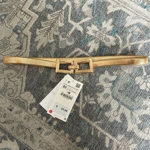 NWT Zara Gold Belt size 32